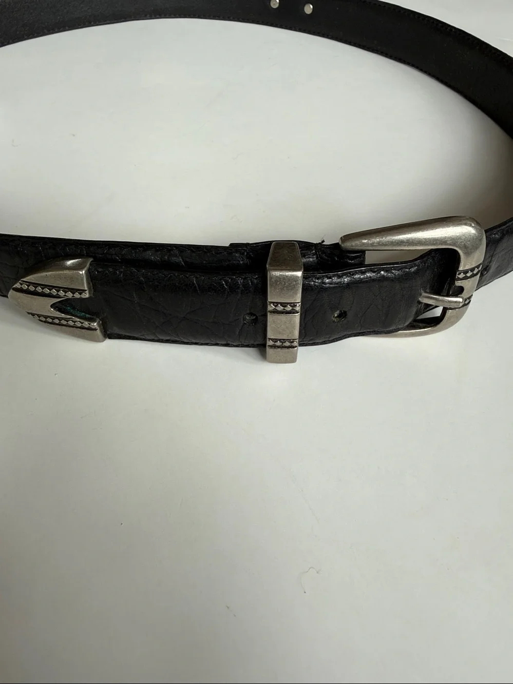 Men’s Leather Golf Belt Black